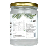 Earth Like Extra Virgin Coconut Oil -500ml |Glass Jar|Natural chemical free | coconut oil for massage,babay care,hair and skin